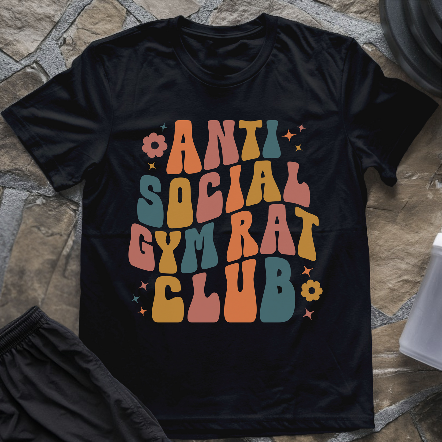 Anti-Social Gym Rat Club T-Shirt