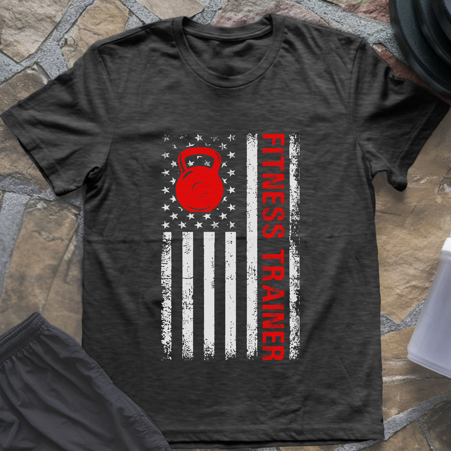 American Fitness Trainer T-Shirt