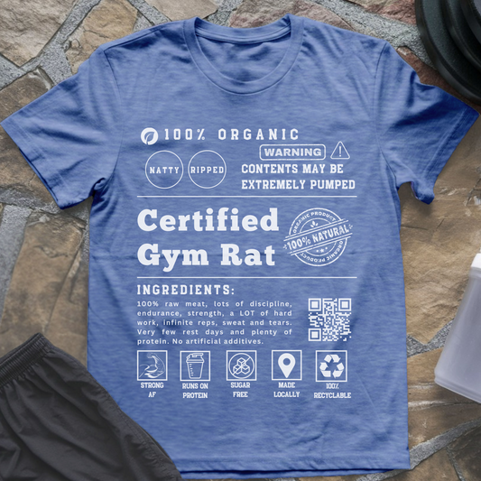 Certified Gym Rat T-Shirt