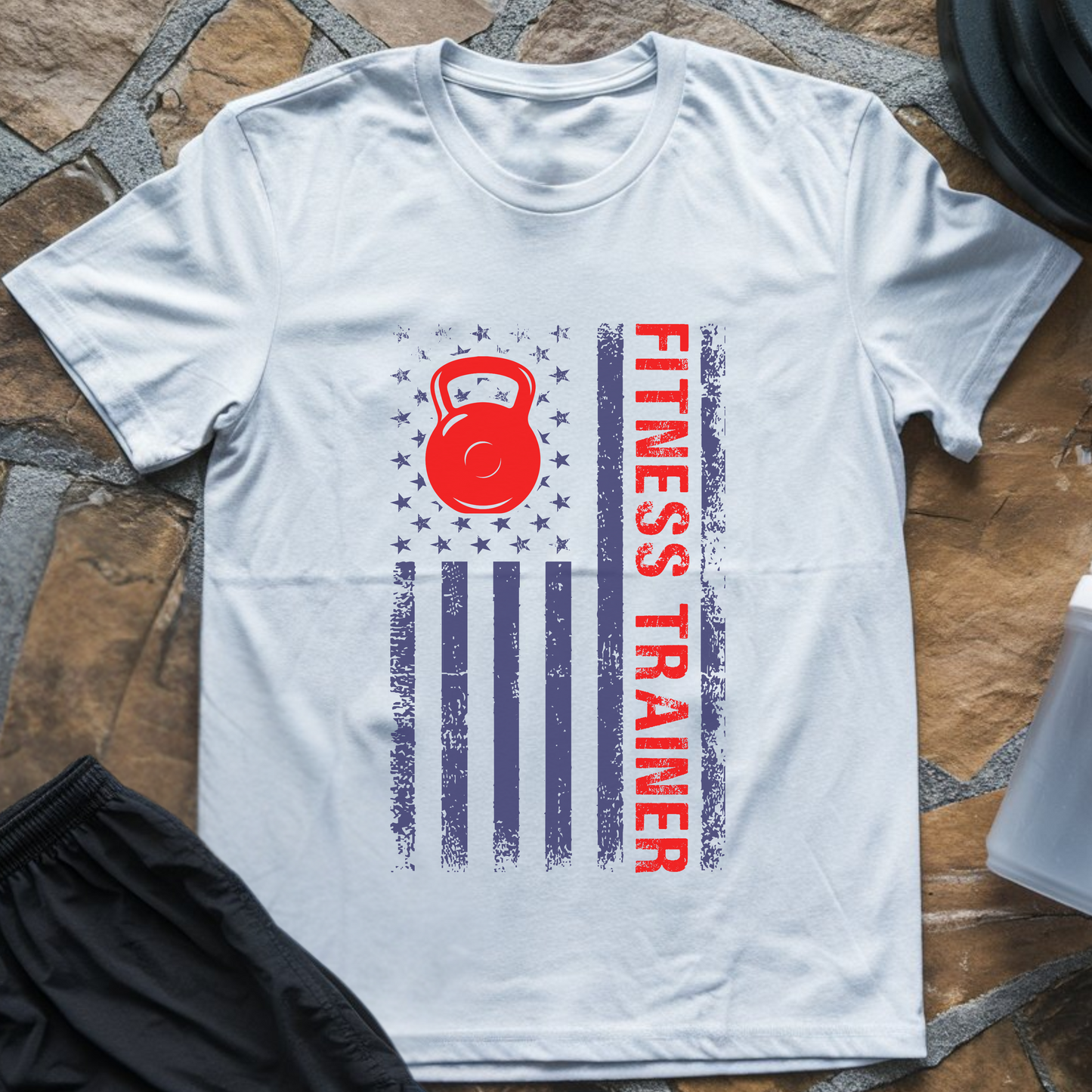 American Fitness Trainer T-Shirt