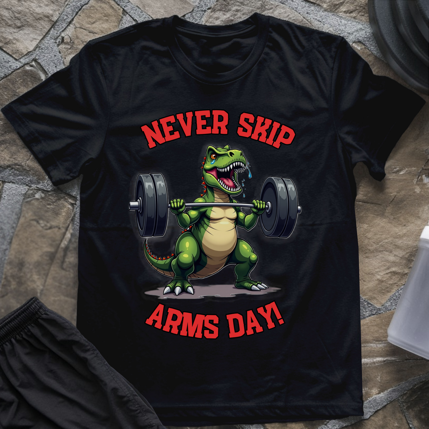 Never Skip Arms Day T-Shirt