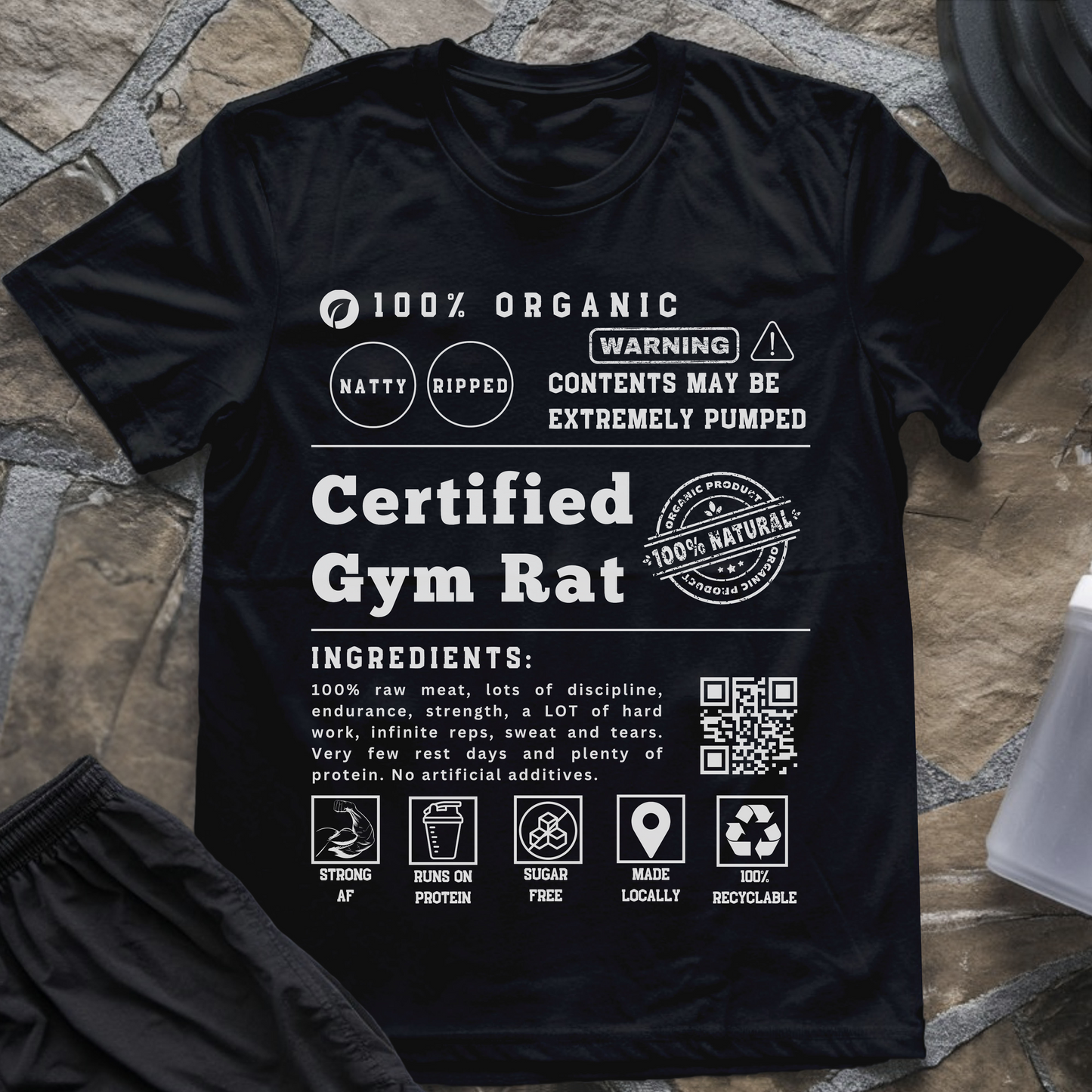 Certified Gym Rat T-Shirt