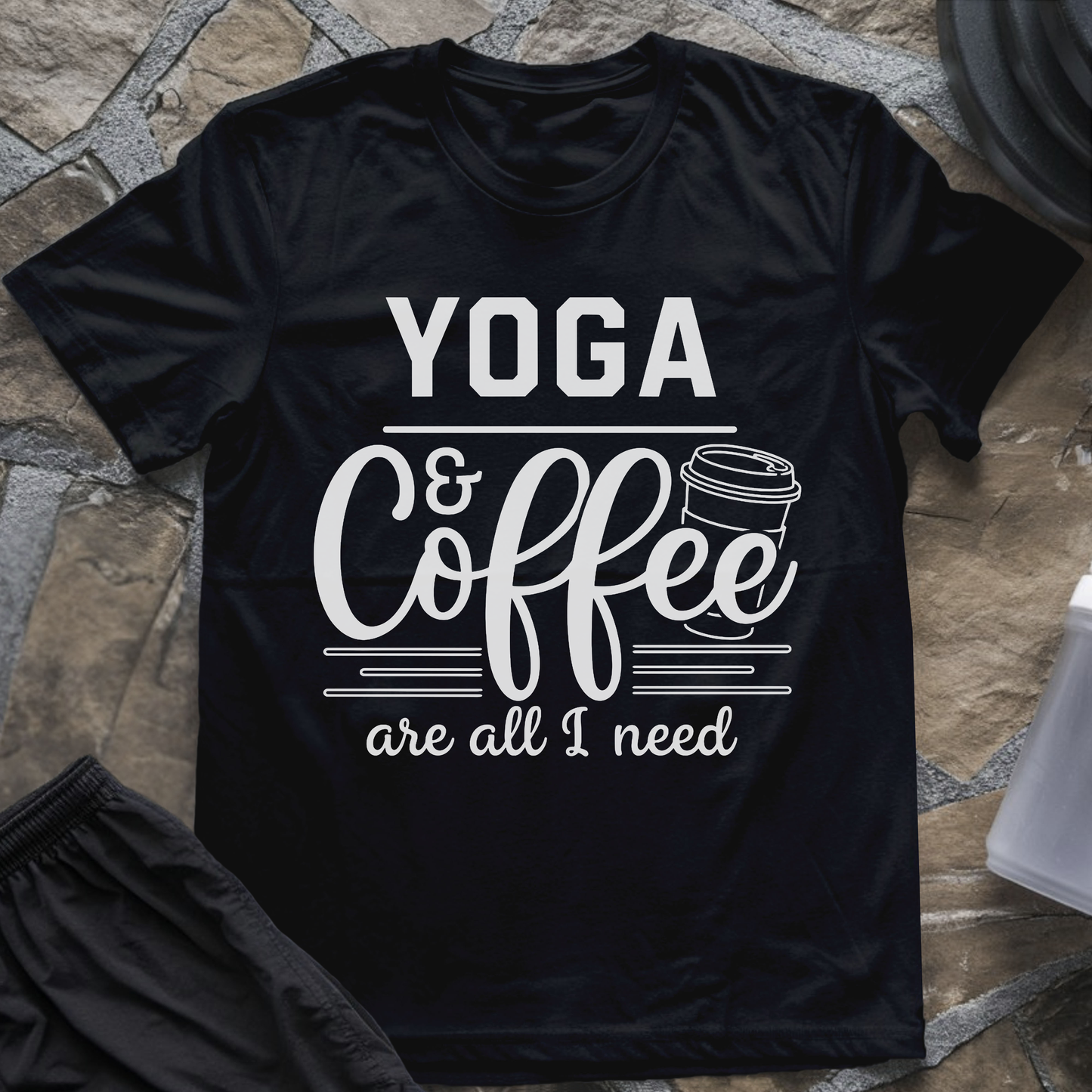 Yoga and Coffee T-Shirt