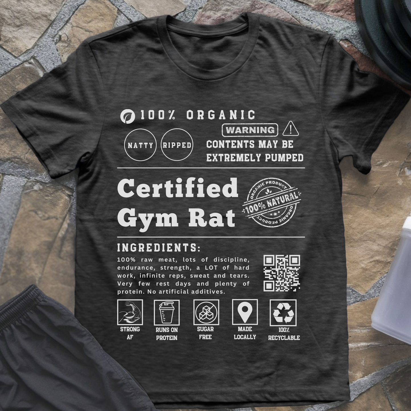 Certified Gym Rat T-Shirt