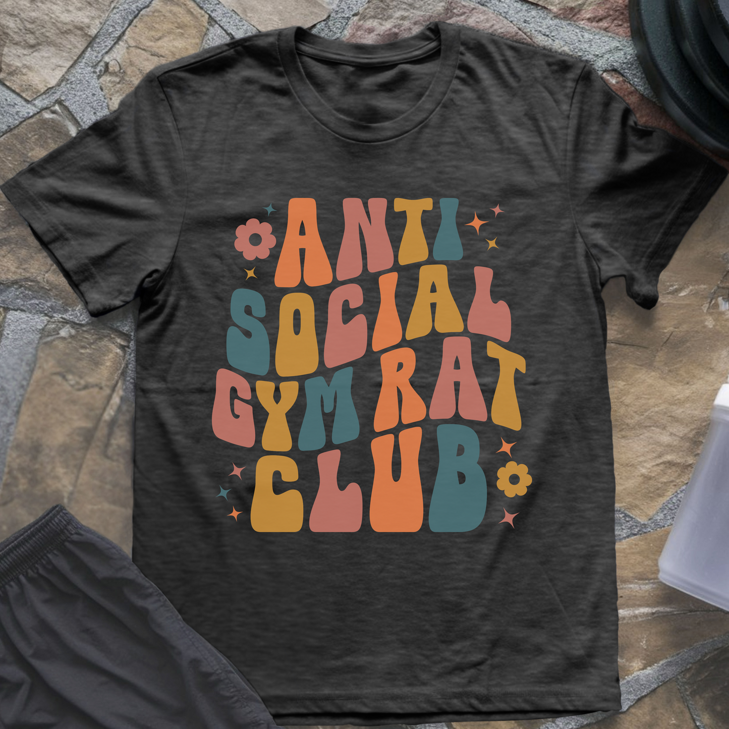 Anti-Social Gym Rat Club T-Shirt