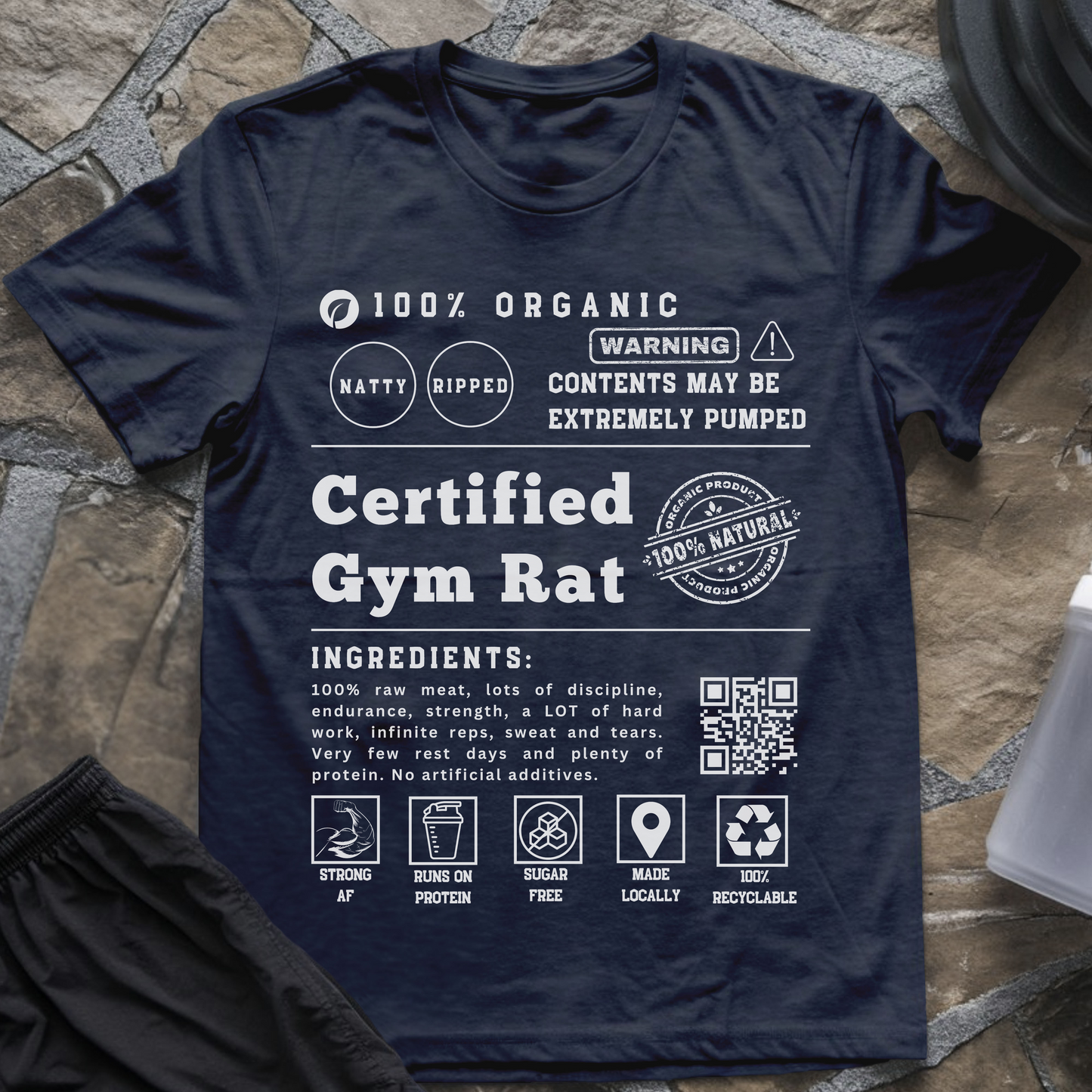 Certified Gym Rat T-Shirt