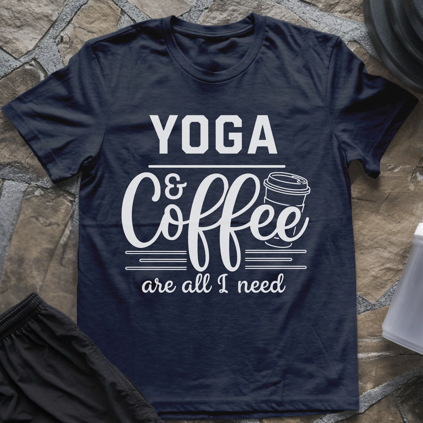 Yoga and Coffee T-Shirt