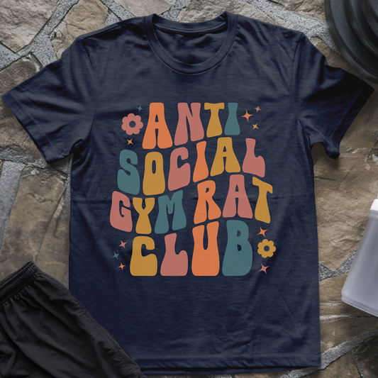 Anti-Social Gym Rat Club T-Shirt