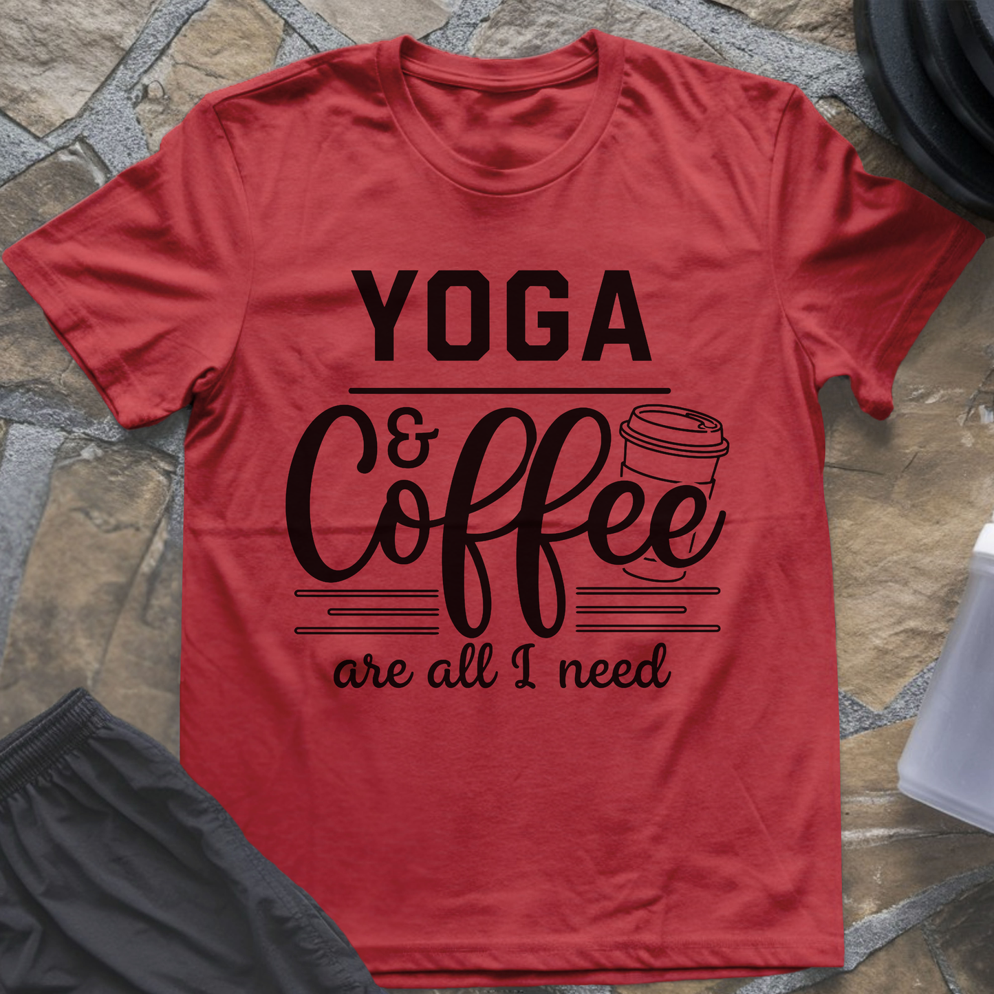 Yoga and Coffee T-Shirt