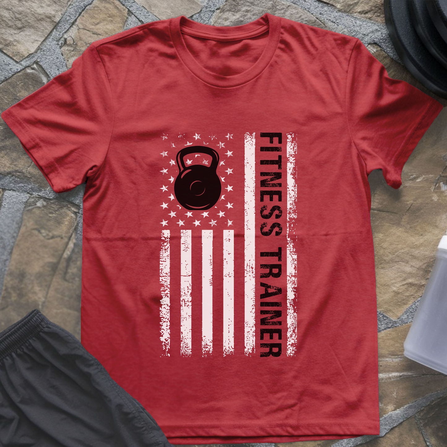 American Fitness Trainer T-Shirt