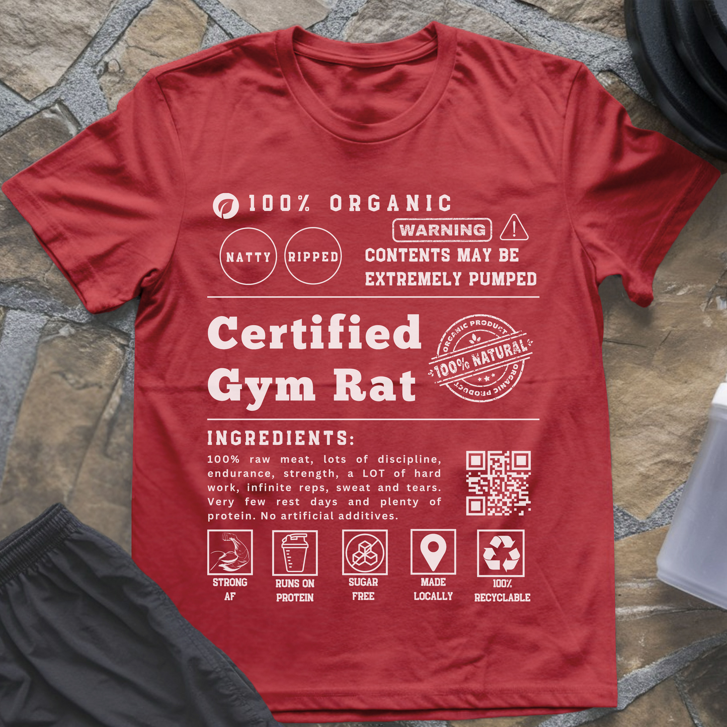 Certified Gym Rat T-Shirt