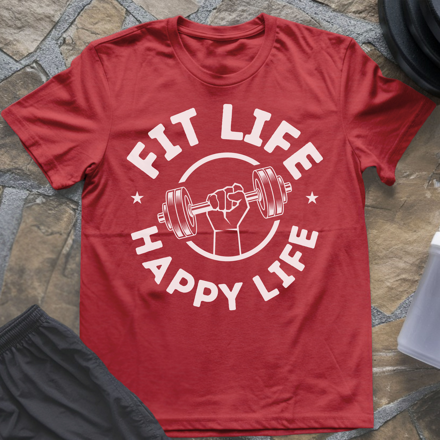 Fit Life Happy Life T-Shirt