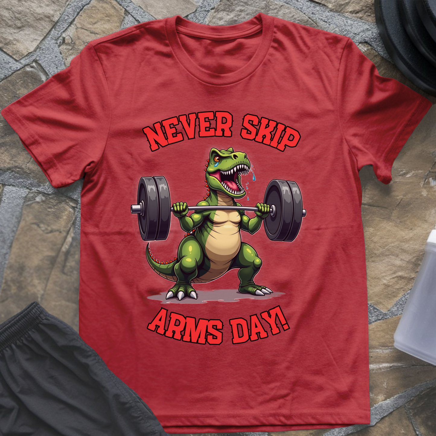 Never Skip Arms Day T-Shirt