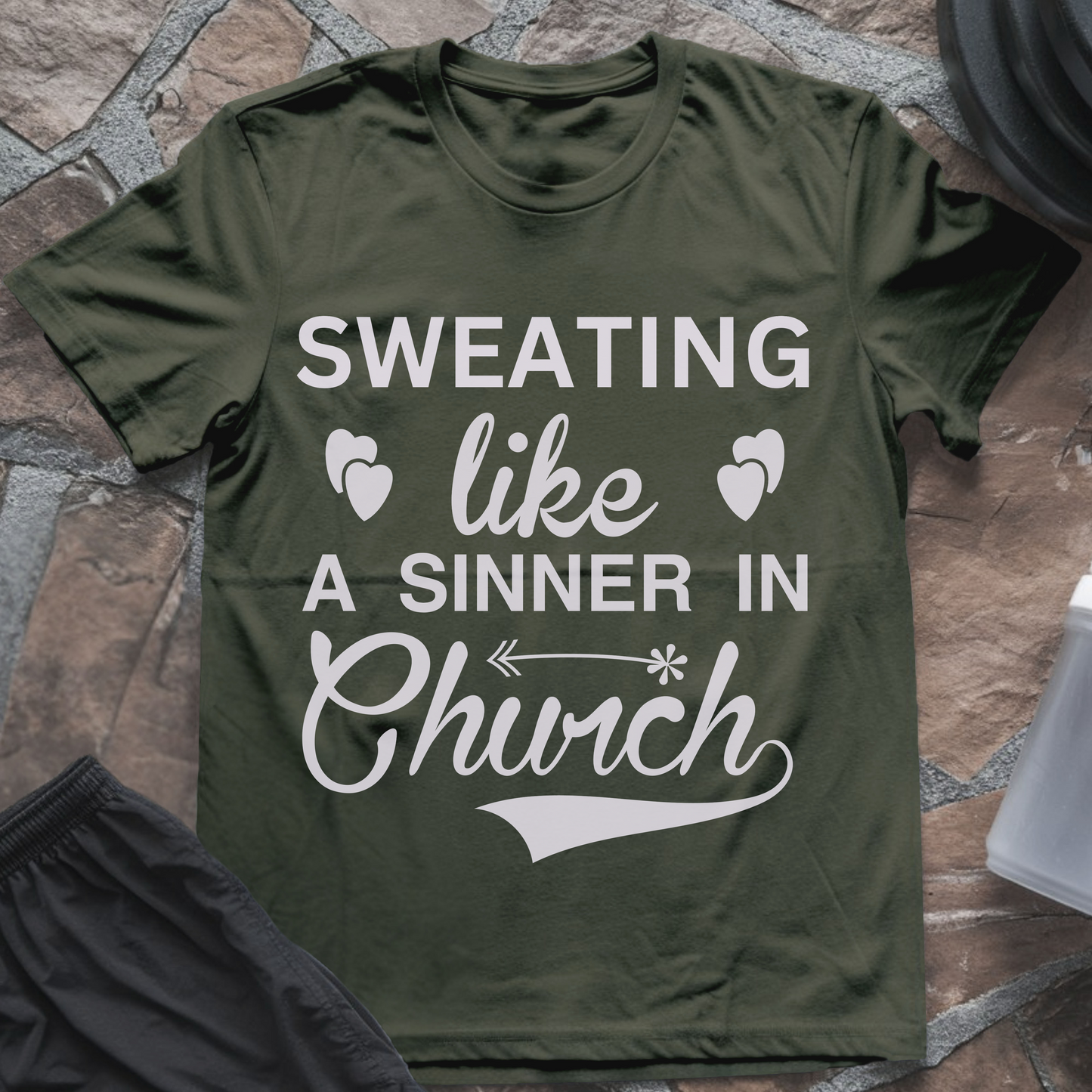 Sweating Like a Sinner in Church T-Shirt