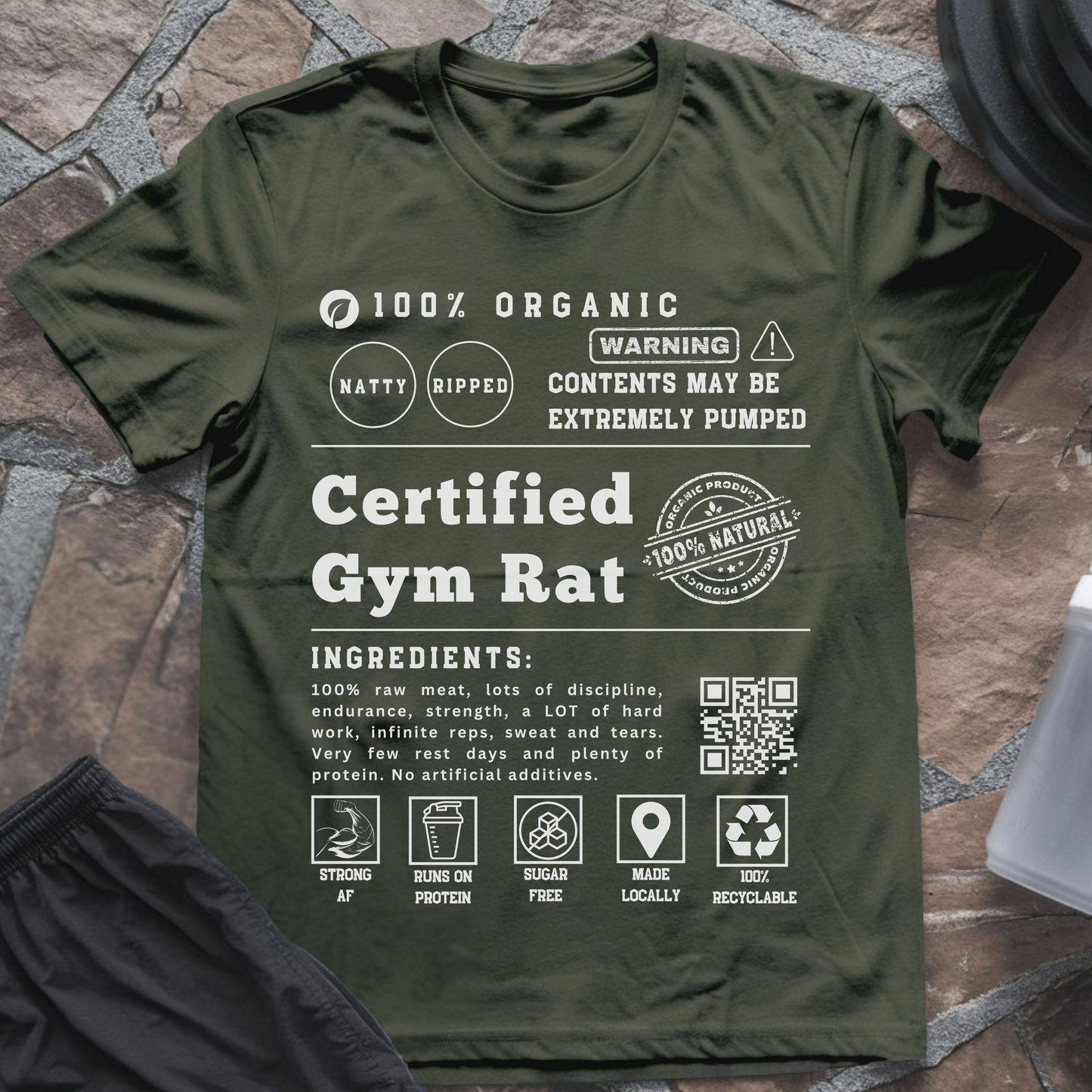 Certified Gym Rat T-Shirt