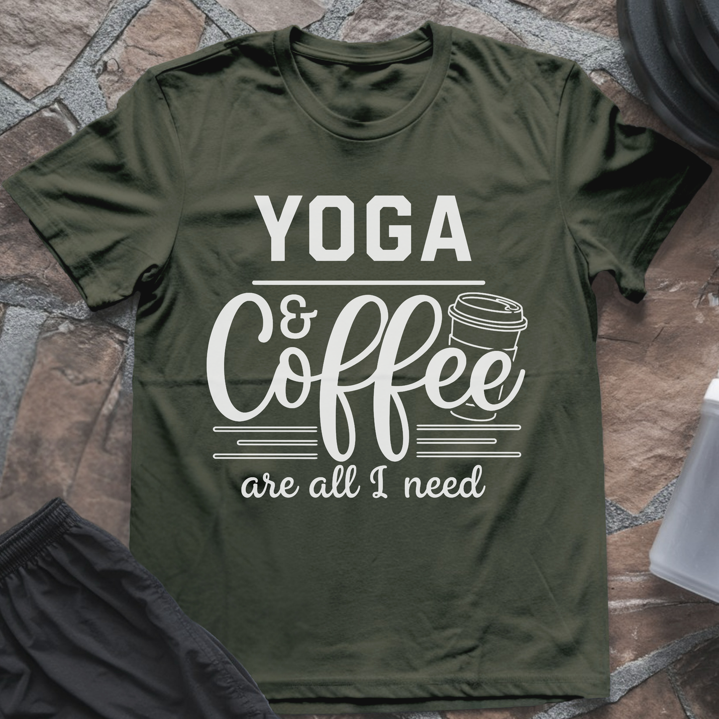 Yoga and Coffee T-Shirt