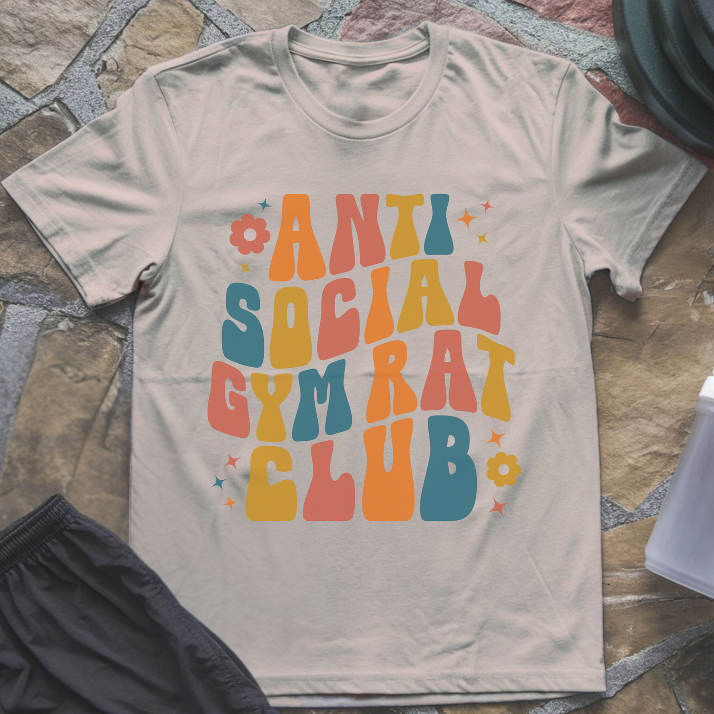 Anti-Social Gym Rat Club T-Shirt