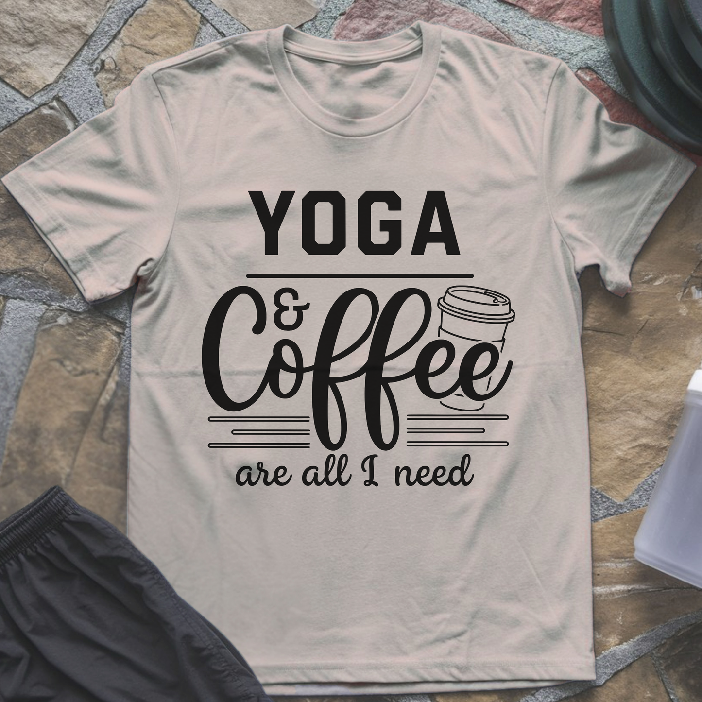 Yoga and Coffee T-Shirt