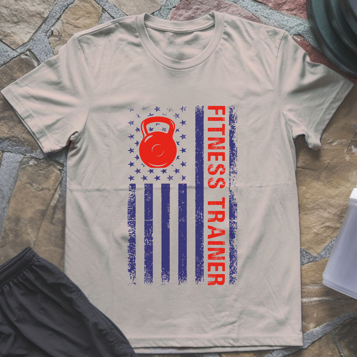 American Fitness Trainer T-Shirt