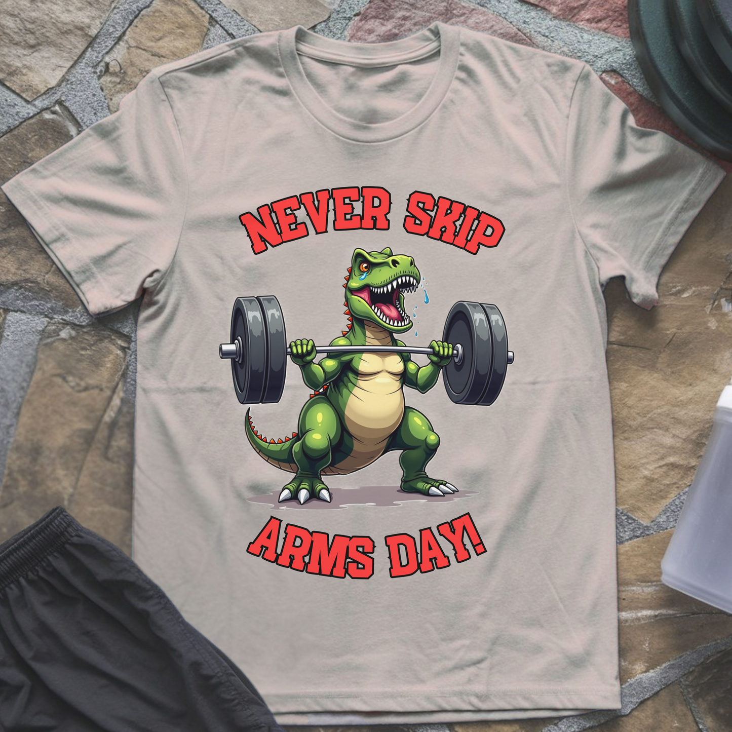 Never Skip Arms Day T-Shirt