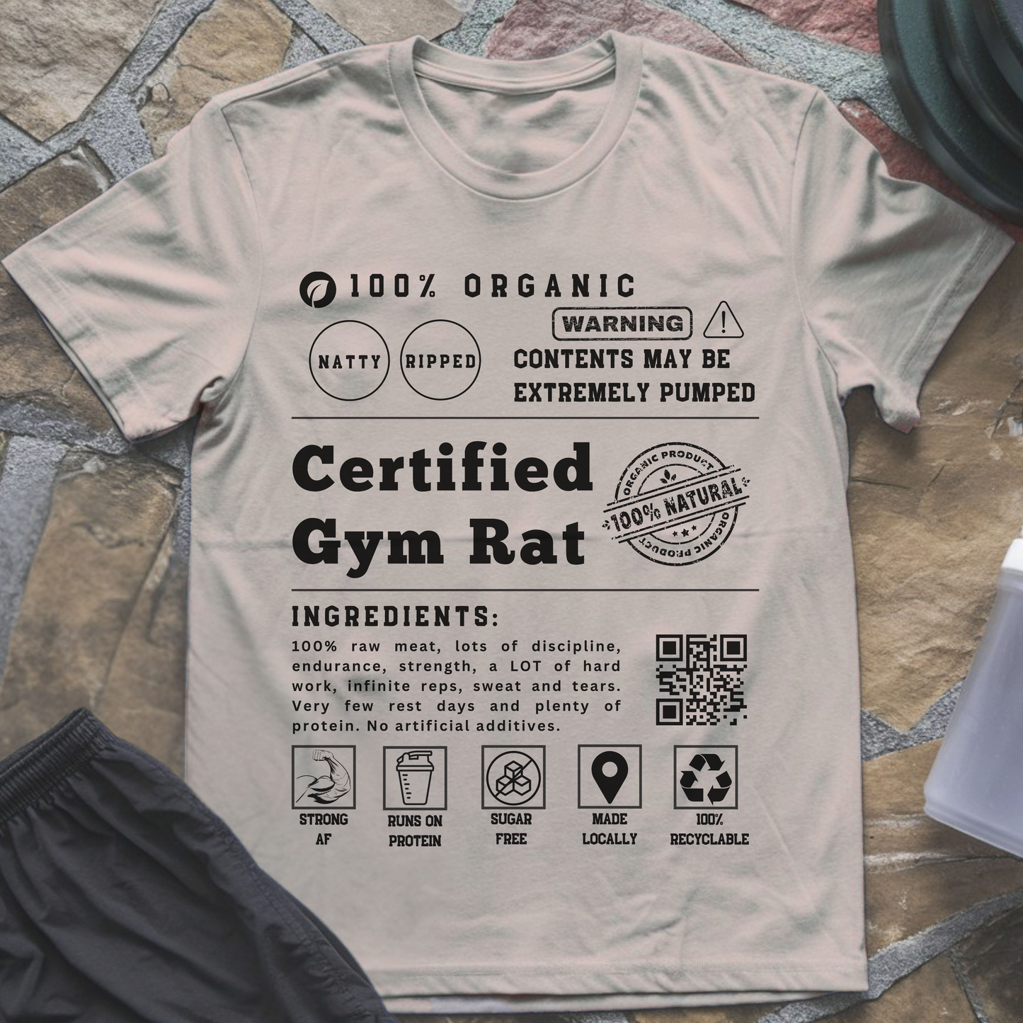 Certified Gym Rat T-Shirt