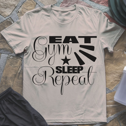 Eat Sleep GYM Repeat II T-Shirt