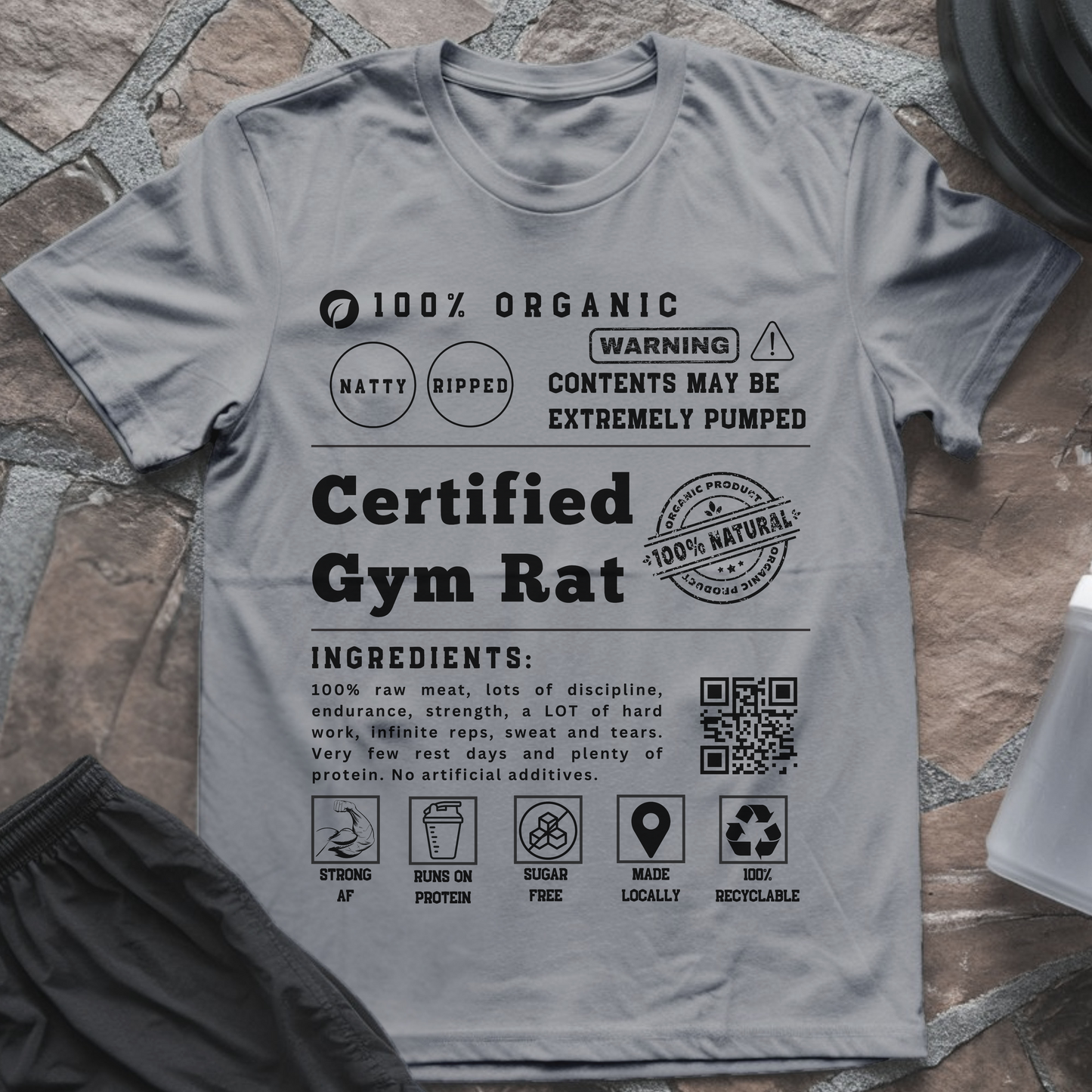 Certified Gym Rat T-Shirt