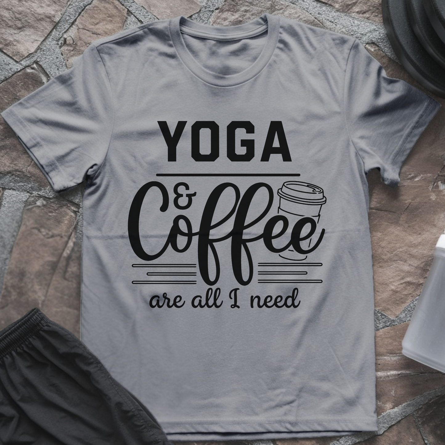 Yoga and Coffee T-Shirt