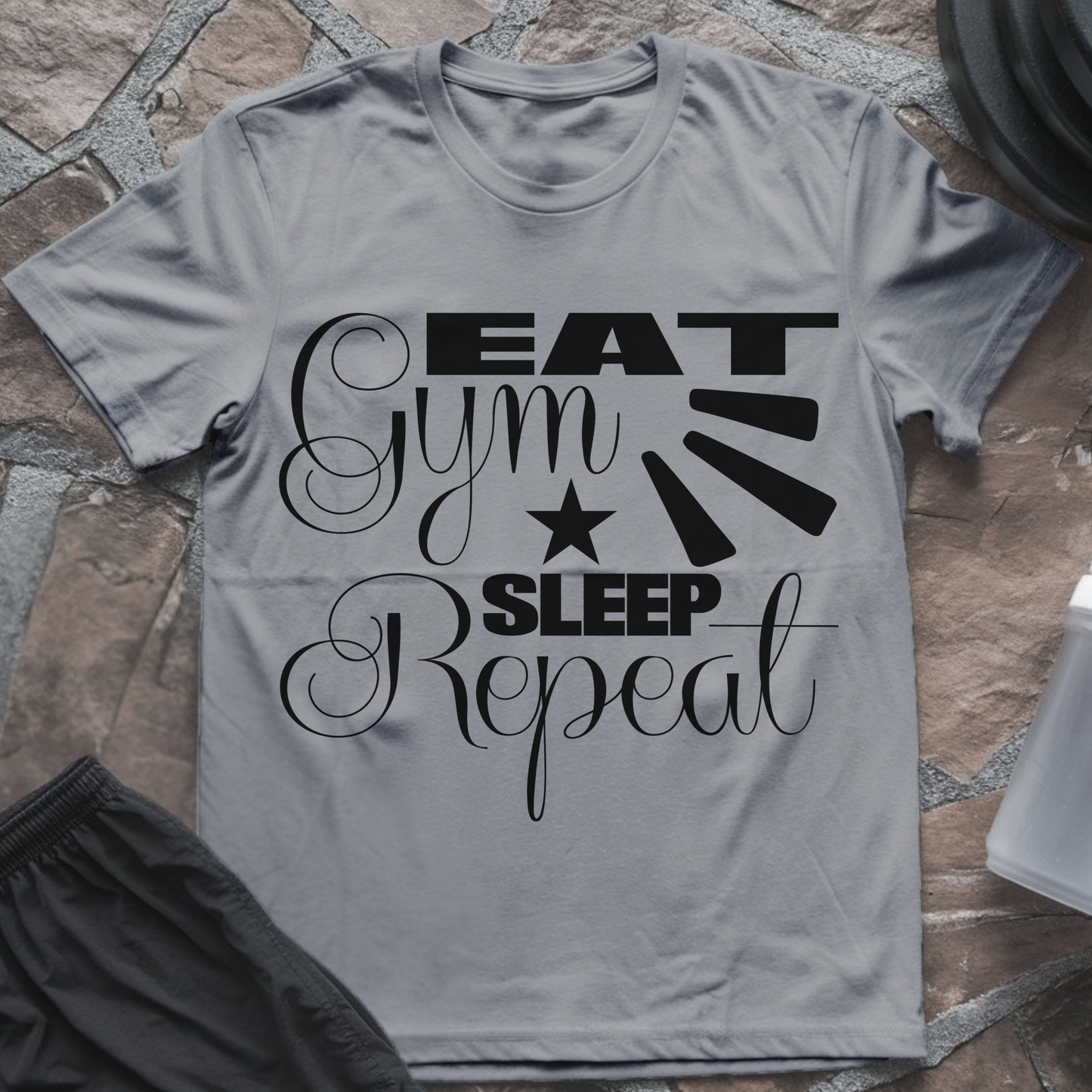 Eat Sleep GYM Repeat II T-Shirt