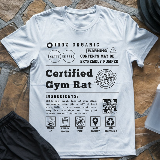 Certified Gym Rat T-Shirt