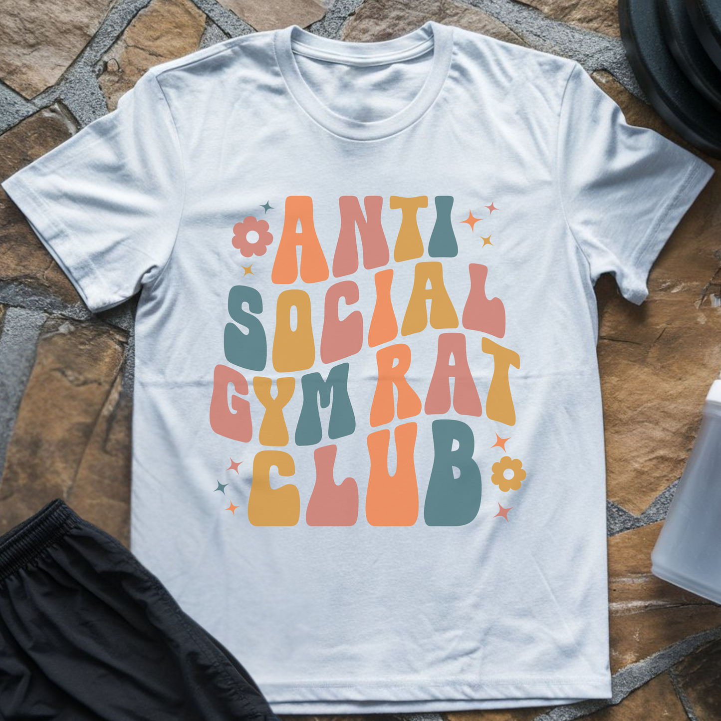 Anti-Social Gym Rat Club T-Shirt