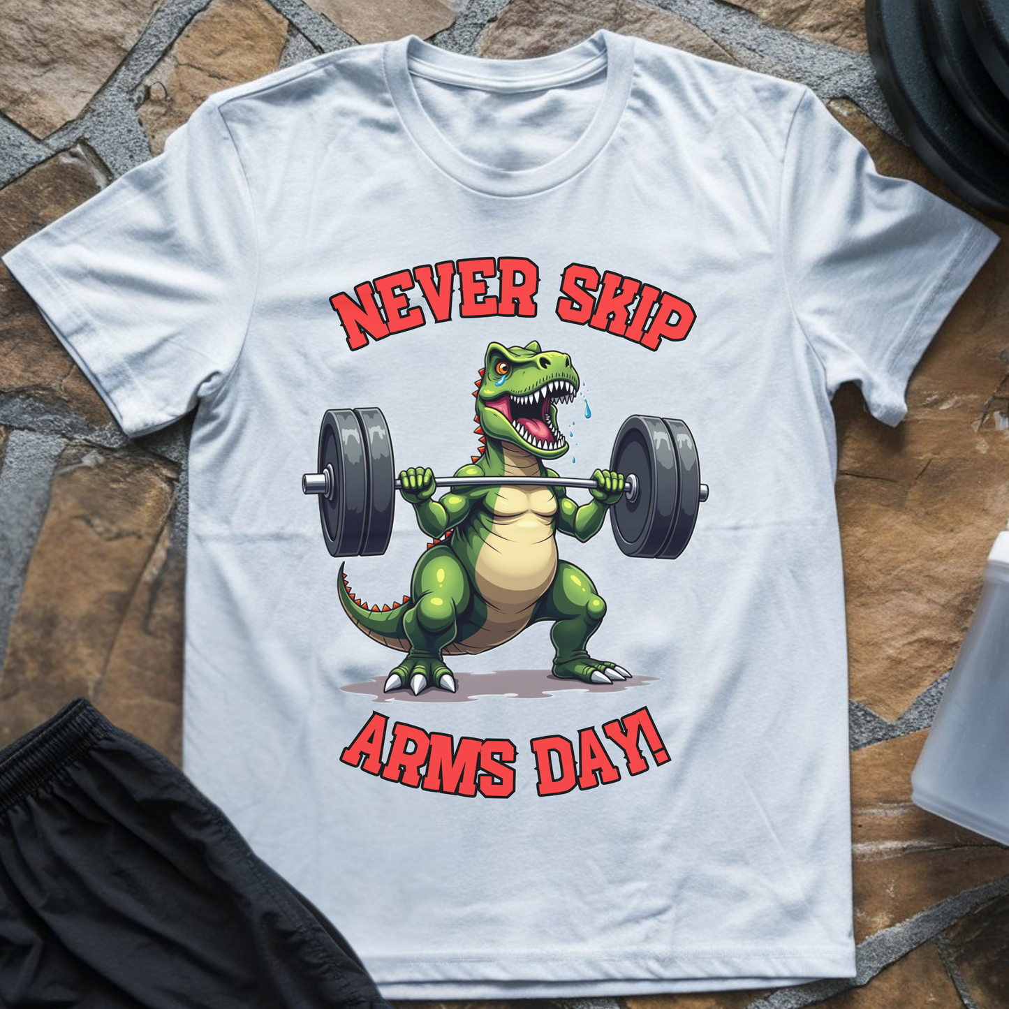 Never Skip Arms Day T-Shirt