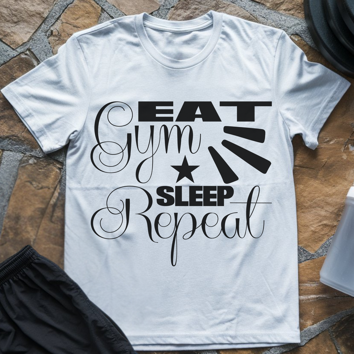 Eat Sleep GYM Repeat II T-Shirt