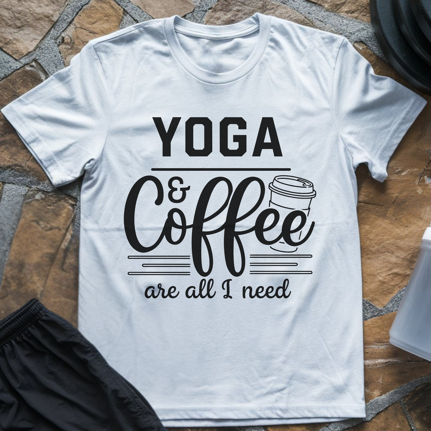 Yoga and Coffee T-Shirt